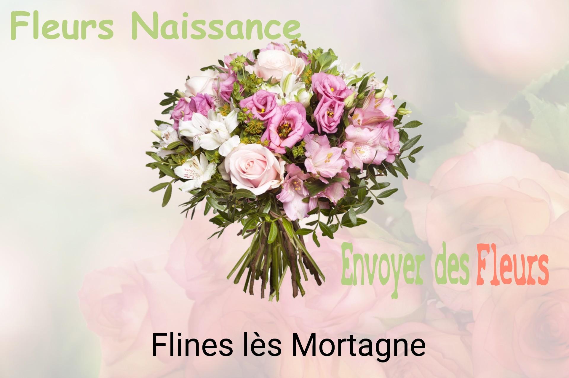 Bouquet de fleurs de naissance livré à Flines-lès-Mortagne